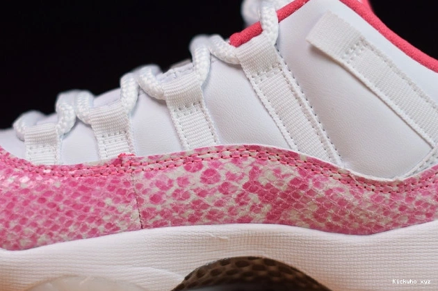 AH7860-106 WMNS Pink Low Air Snakeskin Jordan 11 0619
